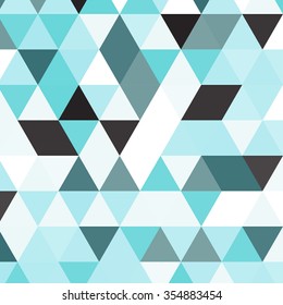 Vintage triangle pattern.Geometric hipster retro background with place for your text. Retro triangle background. Colorful-mosaic-banner