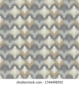 Vintage tribal seamless ikat pattern design for fabric, textile, wallpaper