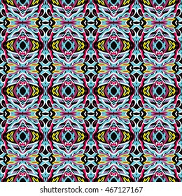 vintage tribal seamless pattern