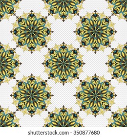 vintage tribal seamless pattern vector illustration