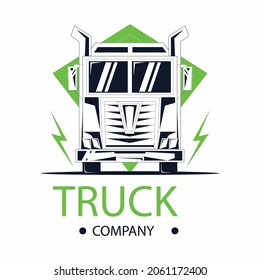 vintage truck logo retro icon