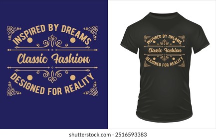 Vintage T-shirt design para todos