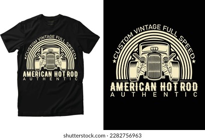 Vintage T-shirt Design And custom t shirt