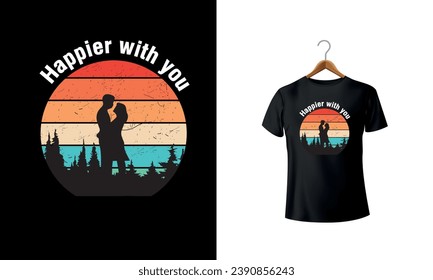 vintage tshirt design truck, cars and love