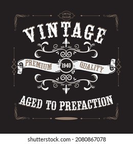vintage t-shirt design vector beautiful design