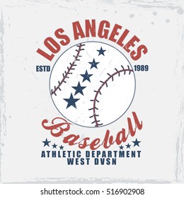 Vintage t-shirt graphic design, grange print stamp, baseball typography emblem, sports logo Creative design, Vector