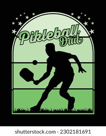 Viejo "Vida de pelota" de camiseta gráfica Tee.Funny diseño de tee de pickleball