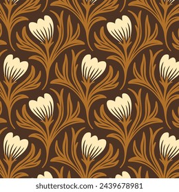 Vintage Tulip Designs in Fabric, Wallpaper and Textures