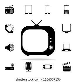 vintage TV icon. Media icons universal set for web and mobile