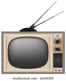 Equipo de televisión de época