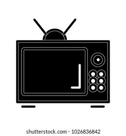 Vintage tv symbol