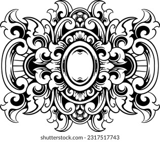 Vintage typographic decorative ornament design elements