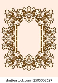 Vintage typographic decorative ornament design elements