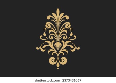 Vintage typographic design element vector bundle, Set of calligraphic vector decorative Ornament element editable background vector image