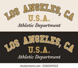 Vintage typography college varsity state retro slogan print for graphic tee t shirt or sweatshirt hoodie - Vector