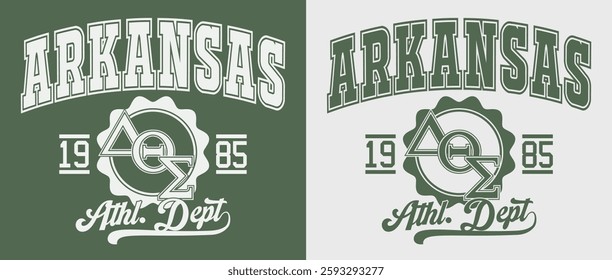 Vintage typography college varsity united states of america university athletics retro slogan colorful print with grunge texture for graphic tee t shirt or sweatshirt hoodie poster sticker - Vector