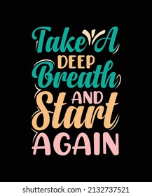 vintage typography lettering quote for t-shirt design