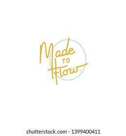 Vintage typography logo cool retro font