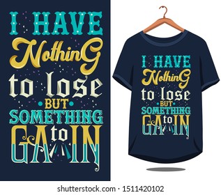 Vintage typography for t shirt design