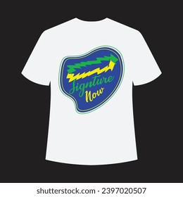 Vintage typography T shirt design template Illustration