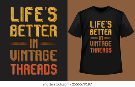 Vintage typography t-shirt Design, unique t-shirt, typography, motivational typography t-shirt design,   eye-catching, modern, unique, custom, graphic, retro, vintage, minimalist typography design.