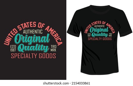 Vintage Typography T-shirt Design Vector Illustration 