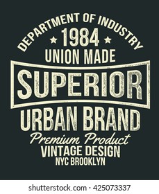 Vintage typography, t-shirt graphics. Vectors

