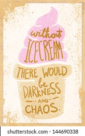 Vintage typography vector illustration with grunge effects. Can be used as a poster or postcard.