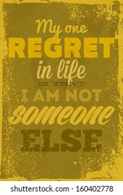 Vintage typography vector illustration with grunge effects. Can be used as a poster or postcard.
