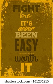 Vintage typography vector illustration with grunge effects. Can be used as a poster or postcard.