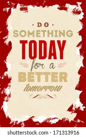 Vintage typography vector illustration with grunge effects. Can be used as a poster or postcard.