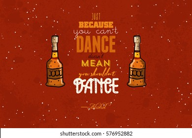 Vintage typography vector illustration with grunge effects. Can be used as a poster or postcard.