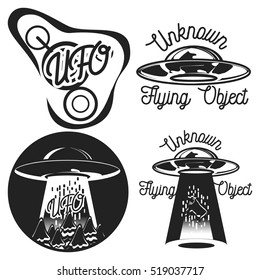 Vintage Ufo Emblems