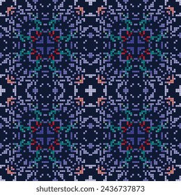 Vintage ukrainian pattern, Palestinian colored carpet. Rich ornament for fabric design, handmade, interior decoration, textiles.