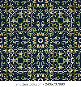 Vintage ukrainian pattern, Palestinian colored carpet. Rich ornament for fabric design, handmade, interior decoration, textiles.