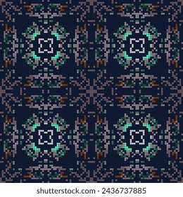 Vintage ukrainian pattern, Palestinian colored carpet. Rich ornament for fabric design, handmade, interior decoration, textiles.