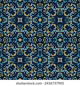 Vintage ukrainian pattern, Palestinian colored carpet. Rich ornament for fabric design, handmade, interior decoration, textiles.