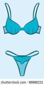 Vintage underlinen. Vector