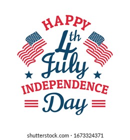 Vintage United States Of America 4th of july images Independence Day Logo Badge Illustration