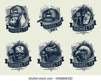 vintage urban typography, t-shirt graphics, vector illustration