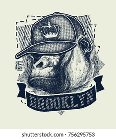 tipografia urbana vintage, gráficos t-shirt, ilustração vetorial