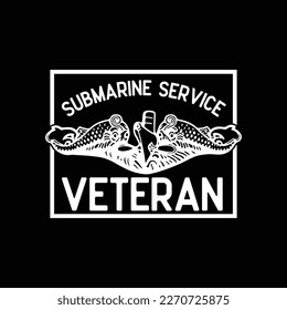 Vintage US Navy Submarine Service Veterans