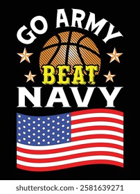 Vintage USA Flag Army Beat Navy-Flag Game Sports