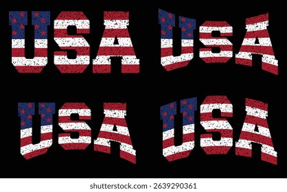 Vintage USA vector design for t shirt 