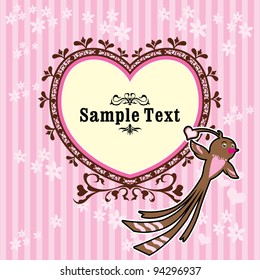 Vintage valentine design