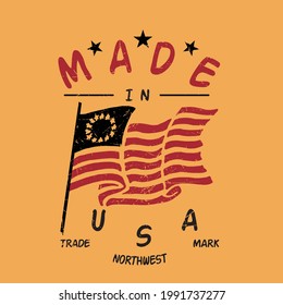 Vintage Varsity graphic illustration for t shirt, poster, sticker, emblem etc