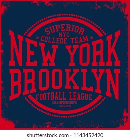 Vintage varsity vector graphics.