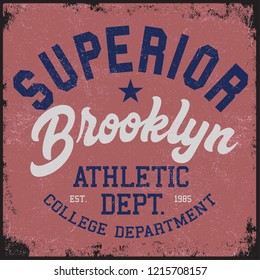 Vintage varsity vector graphics.