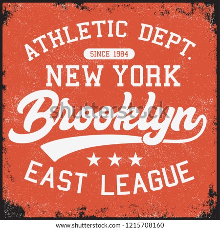 Vintage varsity vector graphics.