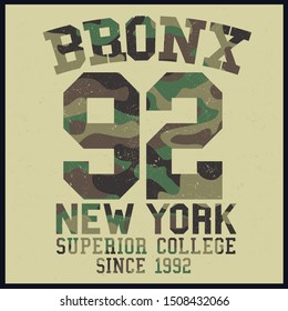 Vintage varsity vector graphics and grunge backgrounds.
